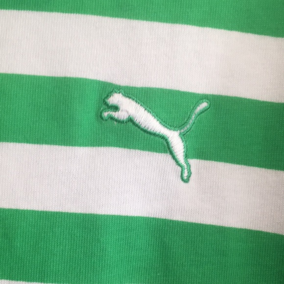 Puma Men’s Striped Collared Short Sleeve Polo Shirt size XL - Picture 5 of 16